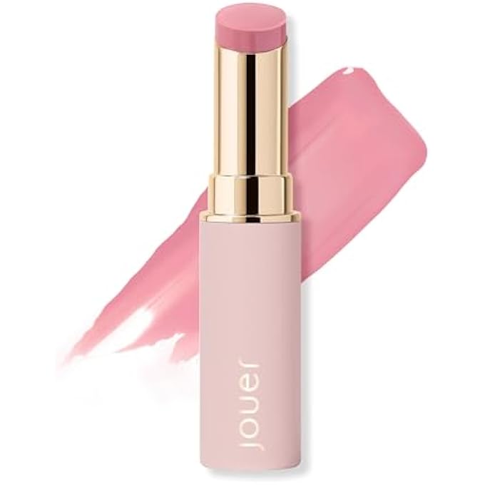 Jouer ESSENTIAL LIP ENHANCER SHINE BALM - ENHANCING TINTED LIP BALM - MOISTURIZE, PLUMP, & NOURISHING LIP CARE - JOJOBA SEED OIL AND MAXI LIP FORMULA FOR MOISTURIZING AND FULLNESS, MONARCH - Image 1